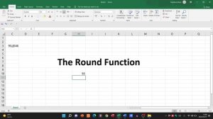 Round Function in MS Excel