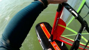 Должанская коса. Мой первый продолжительный полёт на виндфойле. Windfoiling