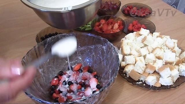 Фруктово-ягодный желейный торт без выпечки. Готовим с Оксаной Валерьевной.