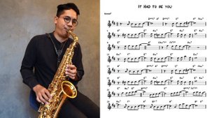 It Had To Be You (easy solo) for saxophone
