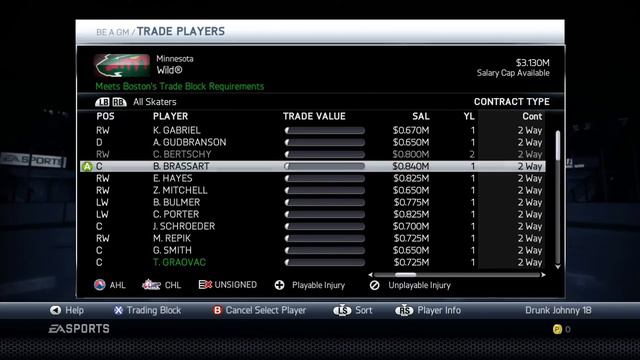 Year 2 Draft - NHL Legacy - GM Mode Commentary - Minnesota ep. 13 смотреть онлайн