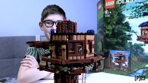 Timka LEGO Ideas set 21318 (Tree House / Дом на дереве).