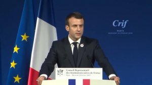 Discours du Président Emmanuel Macron au CRIF