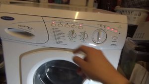 Hotpoint Aquiarius Power Stream WMA58 Washing Machine : All programs and options