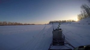 Морозный день на мотособаке