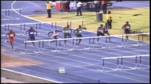 Omar McLeod 12.97 (+1.0) PB, WL 110mH Final JAM Outdoor Champs 2015