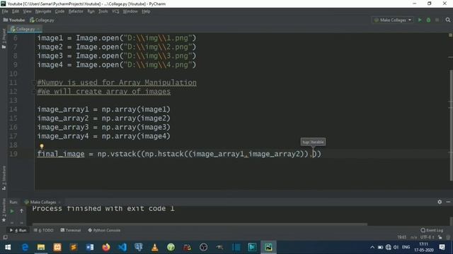 Create your own collage maker in python | Numpy | Python | Learning Bazaar