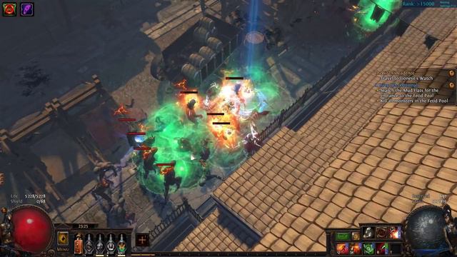 Death Walk build leveling