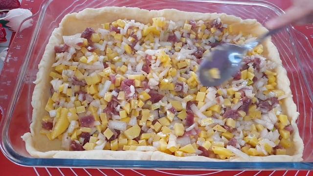 ПИРОГ МЯСНОЙ С КАРТОШКОЙ. ОЧЕНЬ ПРОСТОЙ РЕЦЕПТ! смотреть онлайн