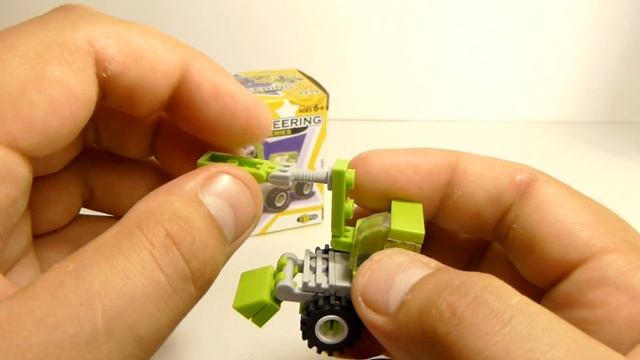 Новый Enlighten Brick 1219. Мини трактор с ковшом смотреть онлайн