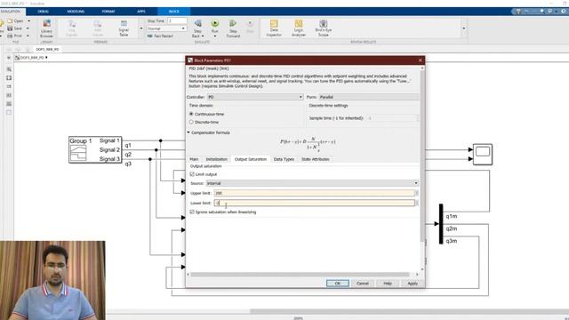 PID Controller for a Robot Manipulator in MATLAB 2021 | RST | SimScape