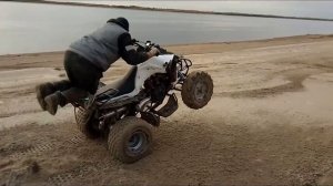 Мотороллер муравей и квадроцикл рысь 150, тест драйв.