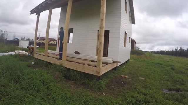 Имитация бруса. Внешняя отделка каркасного дома. "Строй и Живи" смотреть онлайн