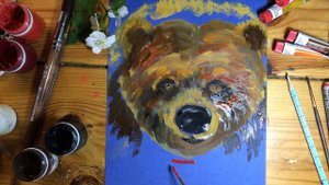 МЕДВЕДЬ. Рисование для души
