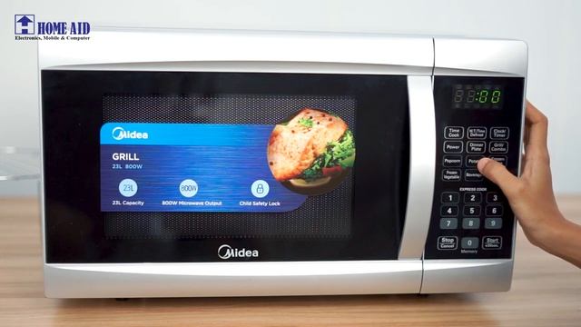 Midea Microwave Oven MMO23AGS3 смотреть онлайн