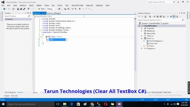 Clear All TextBox .net C Sharp смотреть онлайн