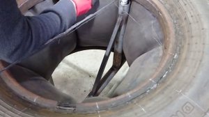 Обдирка шин ВИ-3 Краз лаптёжник часть 2