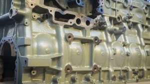 LKW Motor Reparatur Mercedes Benz Actros   OM471LA in Stop Motion