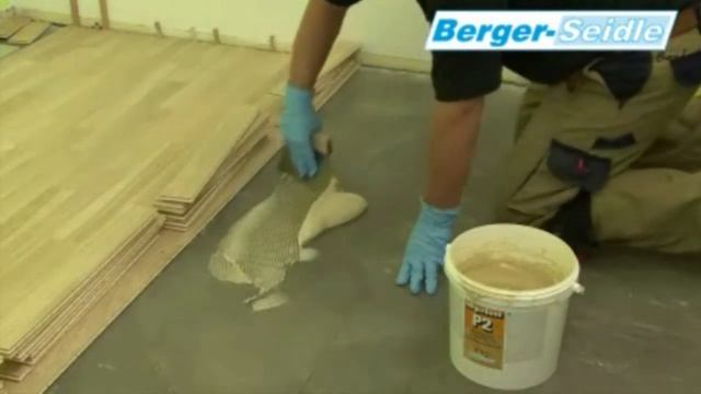 Двухкомпонентный полиуретановый клей для паркета Berger Bond P2S смотреть онлайн