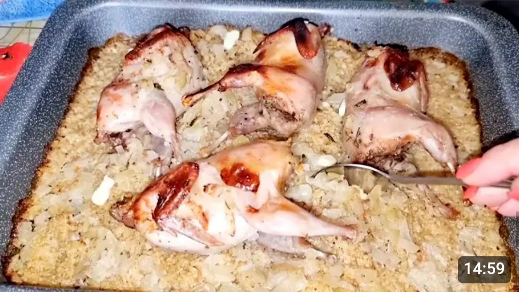 ПЕРЕПЁЛОЧКИ С ПШЕНИЧНОЙ КАШЕЙ.???