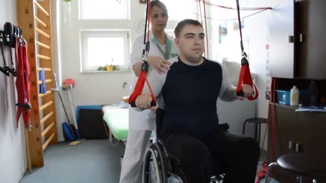 Спинальник. Redcord. Бока 1/ rehabilitation after spinal cord injury