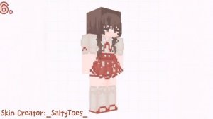 Aesthetic HD Minecraft Skins for Girls~ Brown Hair Edition~With links~MCPE