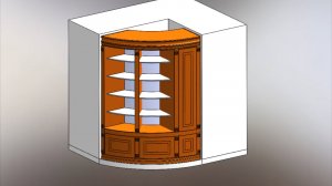 Проект 3D  проектирование и изготовление радиусных шкафов