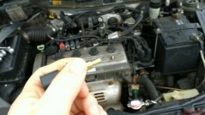 Замена Датчика температуры охлаждающей жидкости(ДТОЖ).Replacing the coolant temperature sensor.