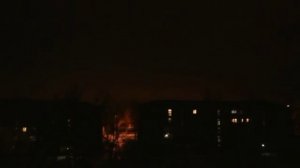 Обстрел Луганска РСЗО Ураган 23 января 2015 кв Гаевого.mp4