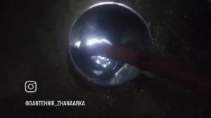 Лёд в трубе. Отогрев парогенератором.