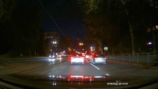 Видеорегистратор Viper A-50S Пример видео НОЧЬ смотреть онлайн