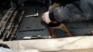 Замена топливной магистрали и форсунки.