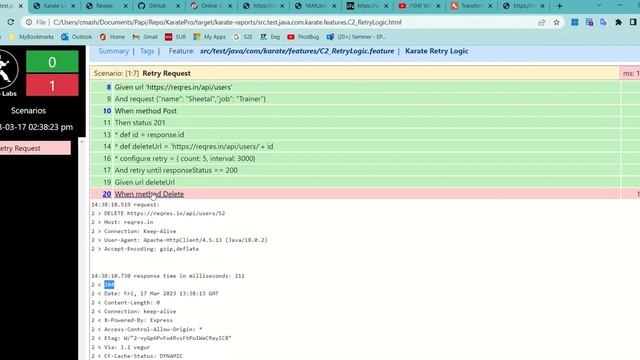 Chapter 22: How to use Retry Logic and Sleep in Karate смотреть онлайн