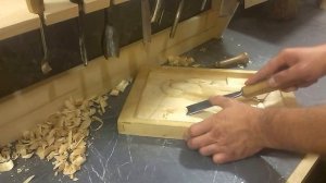 Урок по резьбе декоративного панно