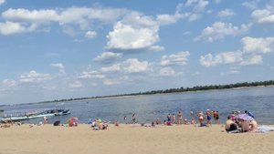 Волгоград, первый официальный пляж. Тулака.