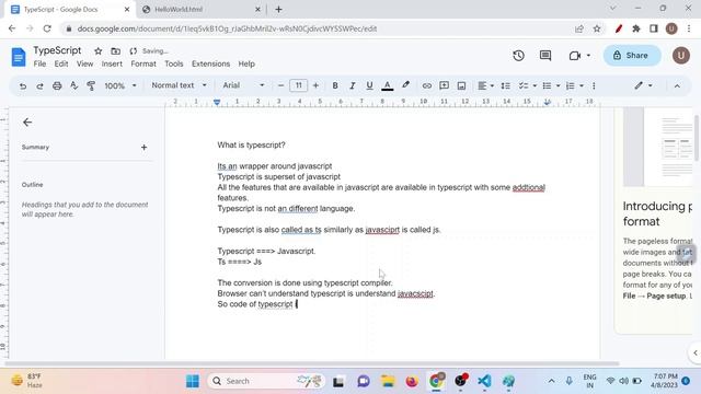1. TypeScript - What is TypeScript? | TypeScript Tutorials | English