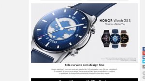 Lançamento HONOR WATCH GS 3 - 4GB e ACABAMENTO PREMIUM! Mas já vale a pena comprar? É bom?