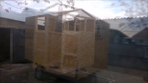 Перевозная будка для пасеки . Пасечник /  How to make a booth for an apiary ?