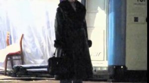 Классное чёрное длинное кожаное пальто, ночь 1:24