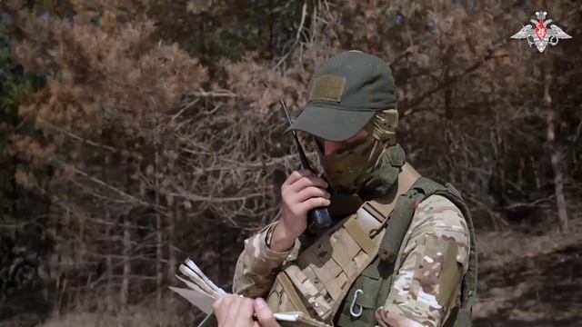 Боевая работа расчета РСЗО «Град» на Краснолиманском направлении