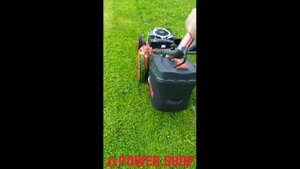 A-iPower ALM51SH Бензиновая самоходная газонокосилка Видеоотзыв от покупателя.