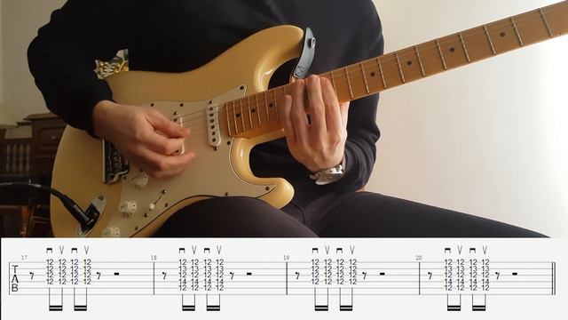 TOP 5 easy FUNK GUITAR riffs you MUST KNOW with TABS смотреть онлайн