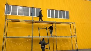 Монтаж строительных лесов