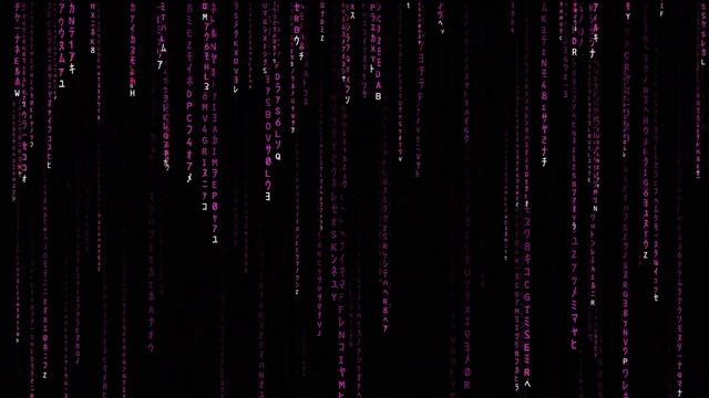 1h Matrix Code Rain | Digital Rain Animation | Screensaver | Deep Pink | Full HD смотреть онлайн