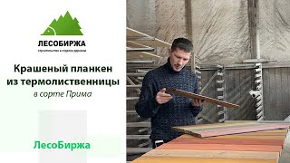 Планкен из термированной лиственницы