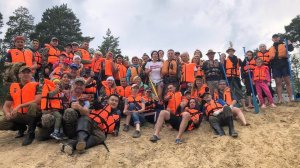 На рафтах по р.Тромъеган. Первый сплав сезона, 13.07.2022