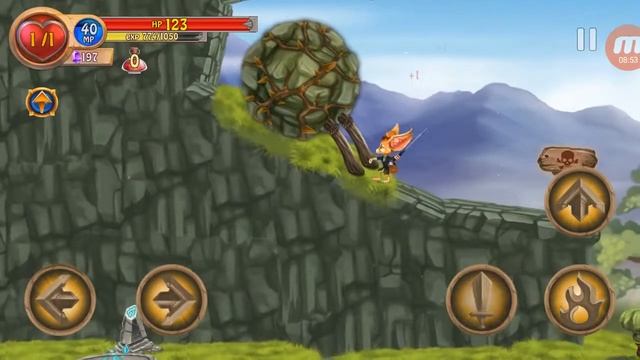 Супер платформер Fin and Ancient Mystery - lvl 2 Волшебный лес смотреть онлайн