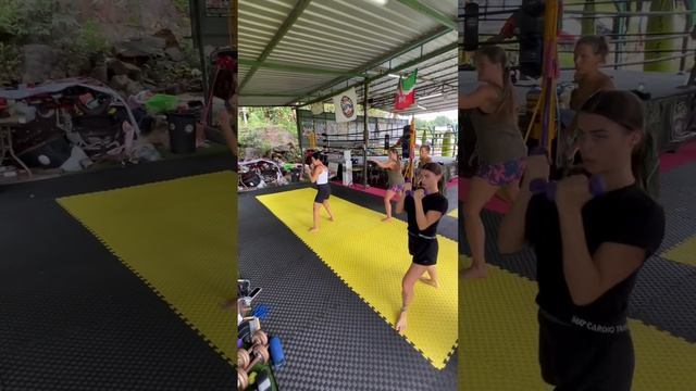 Муайтай для девушек на острове Самуи. muay thai for girls on koh samui.