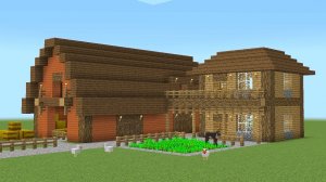 Майнкрафт - Как построить ферму. Minecraft