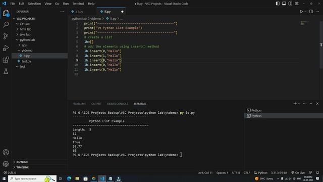 Python Tutorial - List in Python (12 Examples)